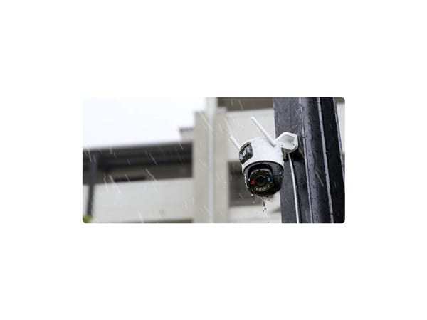 IMOU Cruiser Dual 2 Pro - Nettverksovervåkingskamera - panorering / tipping - lite tårn - utendørs - værbestandig - farge (Dag og natt) - 8 MP - 25...
