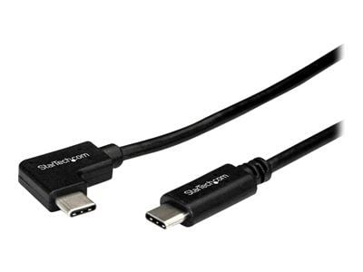 StarTech Right Angle USB-C Cable - 1m / 3 ft - Reversible - M/M - USB Type C Cable - USB-C Charge Cable - USB C to USB C Cable (USB2CC1MR) - USB-ka...