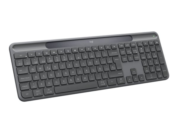 Logitech Signature Slim Solar+ K980 for Business - Tastatur - full size - trådløs - Bluetooth