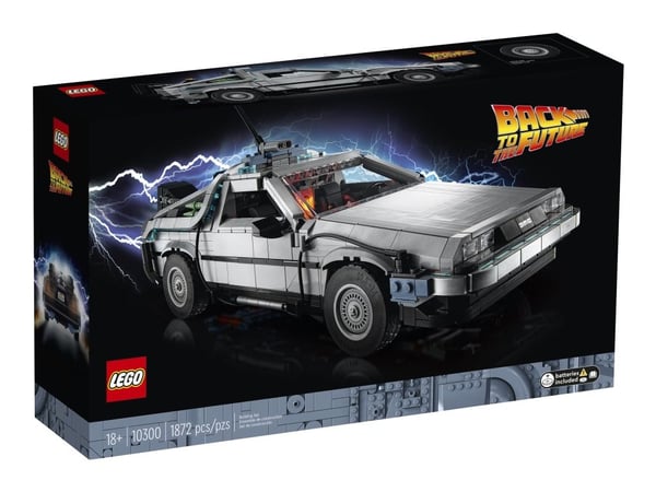 LEGO Icons 10300 Tidsmaskinen fra Tilbake til fremtiden