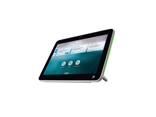 HP Poly TC10 No Radio - Berøringskontroller - Zoom Certified - hvit - TAA-samsvar