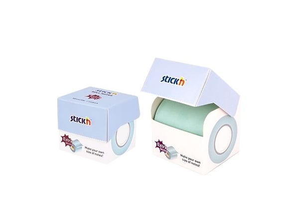 Self-adhesive notes 50mmx10m on roll not pastel blue