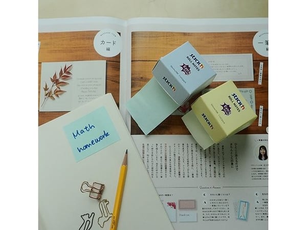 Self-adhesive notes 50mmx10m on roll not pastel blue