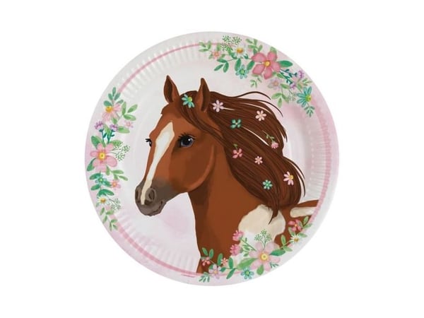 Vakre hester tallerkener, 23 cm
