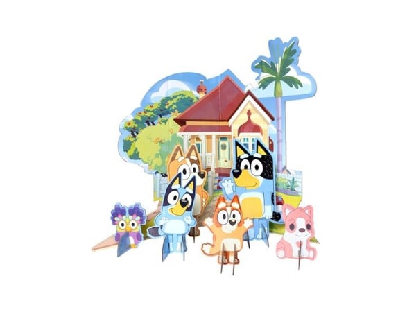 Bluey borddekoration