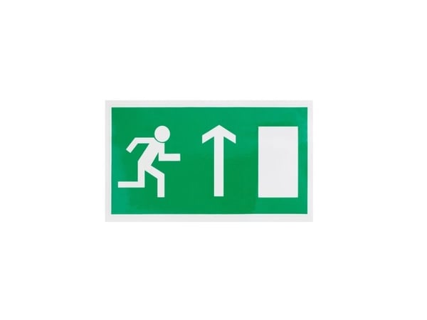 Ikke angitt klistremerke Exit Up Right 100x180 mm