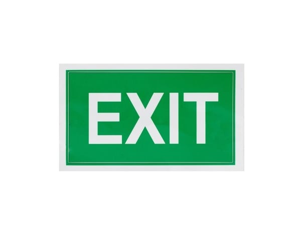 EXIT-klistremerke 100x180 mm