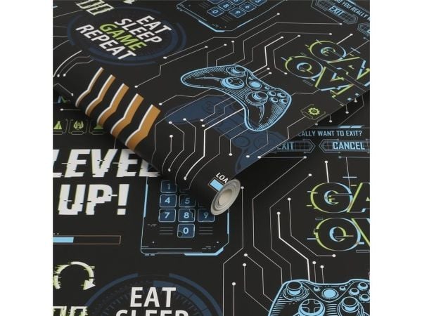 WALLPAPER 113258 Game Over black/multi