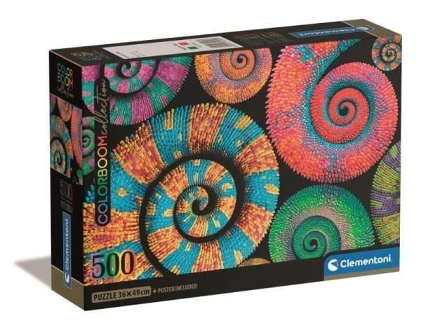 Clementoni Puzzle 500 palaa Compact Curly Tails - palapeli