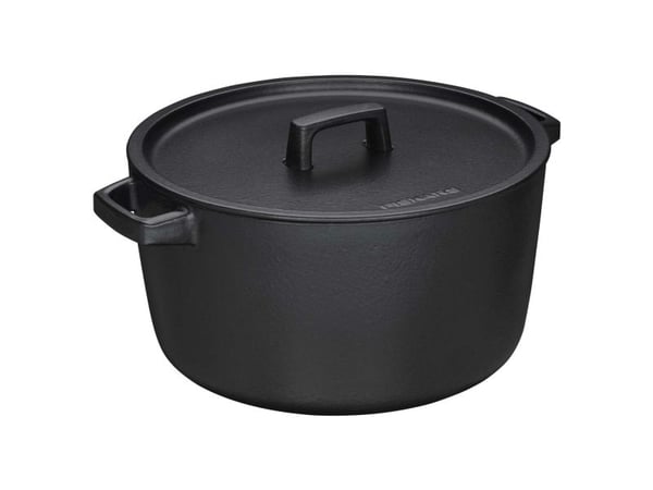 Gryta med lock Folken 6 L emaljerad