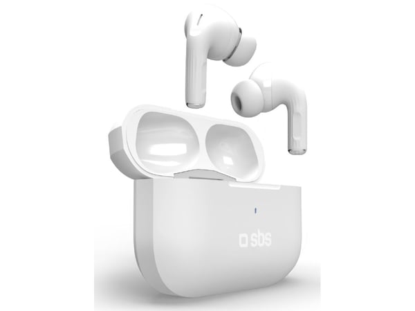 SBS Air Kab Max, True Wireless Stereo (TWS), 20 - 20000 hz, Samtal/musik, 50 g, Headset, Vit