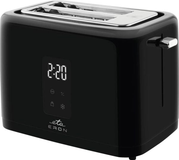 Eta ERON, 2 skiver, Sort, Rustfritt stål, Berøringskontroll, LED, 930 W, 255 mm