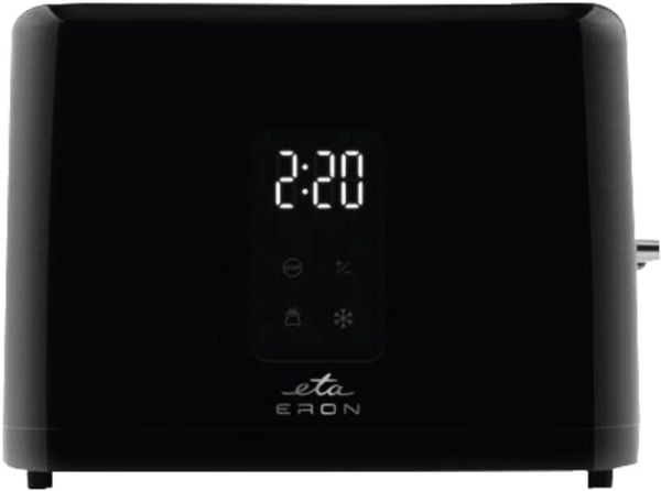 Eta ERON, 2 skiver, Sort, Rustfritt stål, Berøringskontroll, LED, 930 W, 255 mm