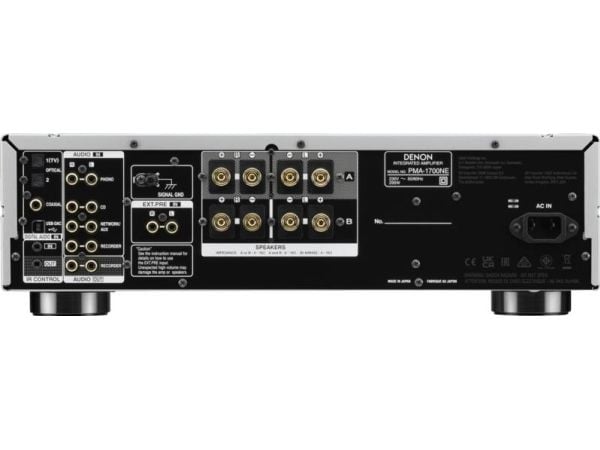 Denon PMA-1700NE, 2.0 kanaler, 70 W, A, 0,01%, 89 dB, 140 W