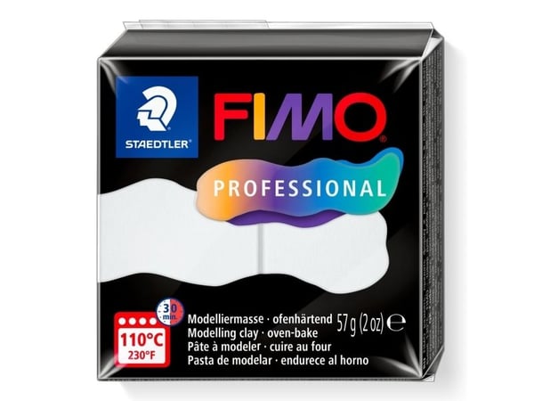 Staedtler FIMO 8040, Modelleringsleire, Hvit, Voksen og barn, 1 stykker, Gutt/Jente, 1 farger