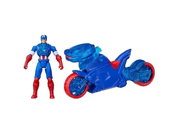 Avengers Capt. America Turbo Cycle & figure 10 cm
