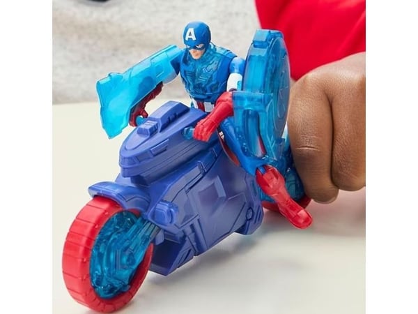 Avengers Capt. America Turbo Cycle & figure 10 cm