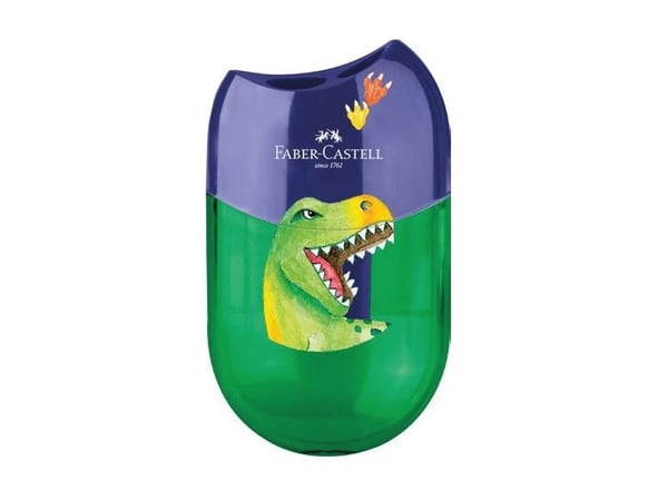 Faber-Castell 183552, Manuell blyantspisser, Flerfarget, Plast, Ambidekstriøs, 1 stykker