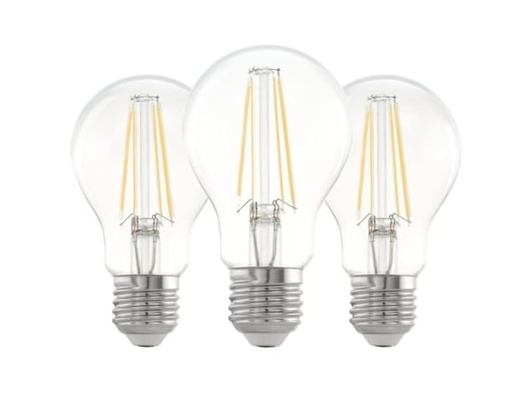 EGLO E27 A60 7W 806LM 2700K KIRKAS 3 KPL
