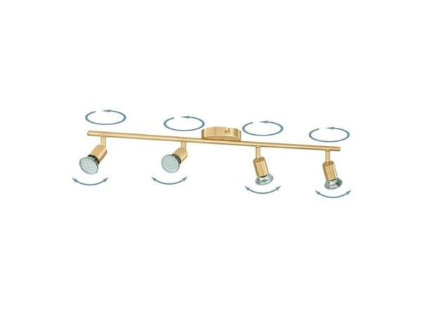 EGLO BUZZ LED SPOTLIGHT RAIL GU10 4X2,8W 4X250LM BM