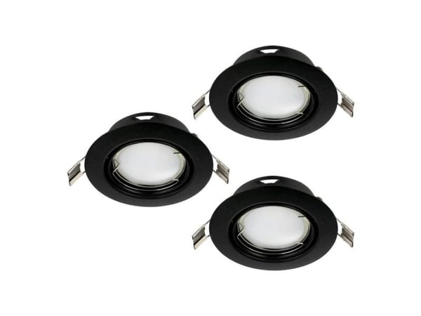 EGLO PENETO INNBYGGINGSSETT KIP Ø78 3X4,6W SVART