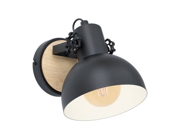 EGLO LUBENHAM WALL E27 SVART FSC