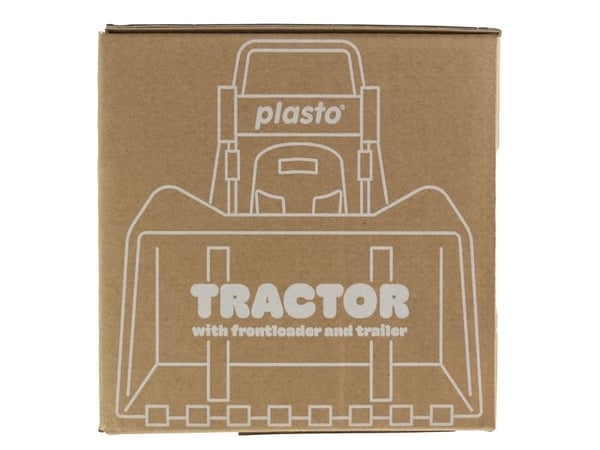 PLASTO Soft Neutrals Tractor with trailer and fron