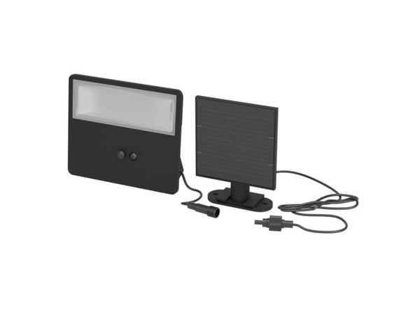 EGLO PANETTIERI SOLAR WALL 860LM M/SENSOR SVART/HVIT