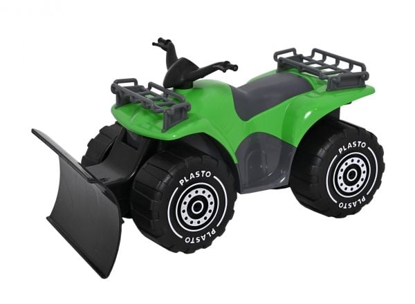 Plasto ATV med plog, 30 cm, grønn Plasto ATV med plog, 30 cm, grønn