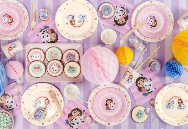 PartyDeco SP33-111, Rosa, Papir, Bilde, 330 mm, 330 mm, 16,5 cm