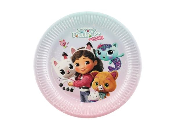PartyDeco TPP103, Plate, Rund, Papir, Flerfarget, Bilde, 6 stykker