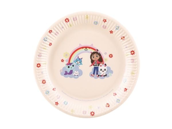 PartyDeco TPP104, Plate, Rund, Papir, Flerfarget, Bilde, 6 stykker
