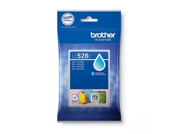 Brother LC528C - Cyan - original - pute pakke - blekkpatron - for Brother MFC-J6760DW, MFC-J6960DW, MFC-J6975DW, MFC-J6977DW
