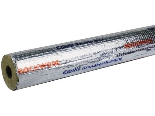 ROCKWOOL Conlit rörskål 28x26 mm m/alu-folie, 1 m för Conlit brandskyddsgenomföringar (20 st i låda). 494373115