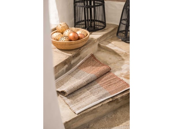 VIVARAISE KARAN RUG TERRACOTTA 60X90