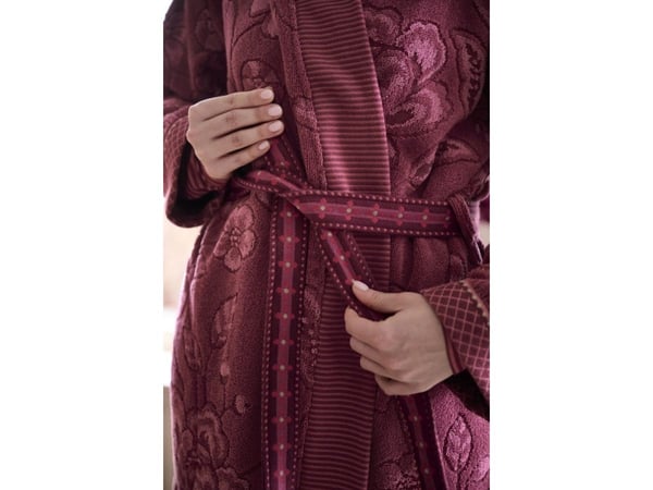 PIP Studio PIP Jasmin Jacquard Bathrobe D.Pink XS