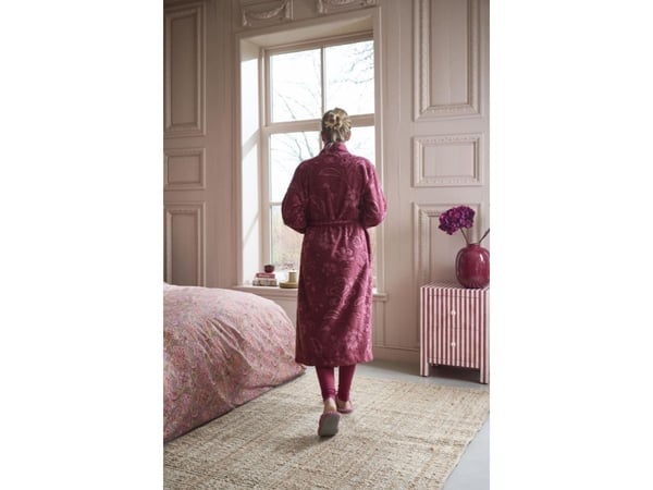 PIP Studio PIP Jasmin Jacquard Bathrobe Dark Pink S