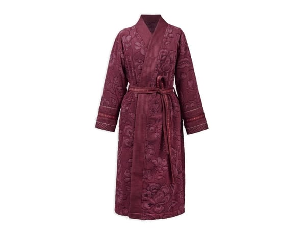 PIP Studio PIP Jasmin Jacquard-badekåpe D.Pink XXL