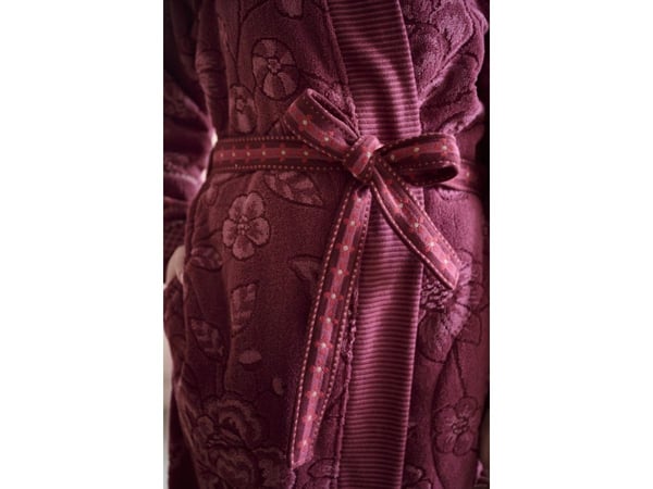 PIP Studio PIP Jasmin Jacquard-badekåpe D.Pink XXL