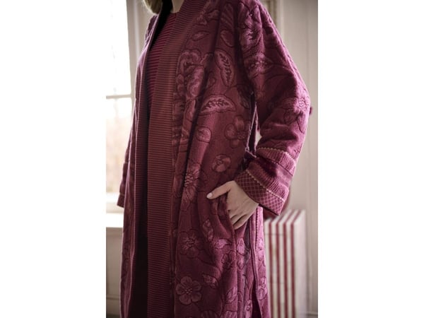 PIP Studio PIP Jasmin Jacquard Bathrobe D.Pink XL
