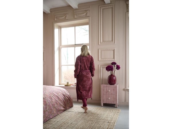 PIP Studio PIP Jasmin Jacquard Bathrobe D.Pink XL