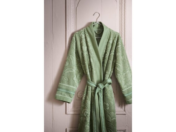 PIP Studio PIP Jasmin Jacquard Bathrobe Green XS