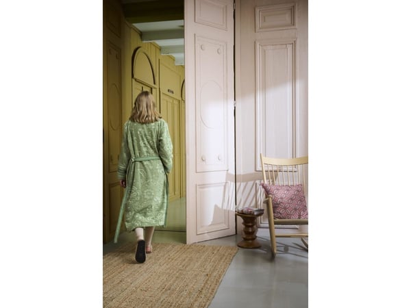 PIP Studio PIP Jasmin Jacquard Bathrobe Green XXL