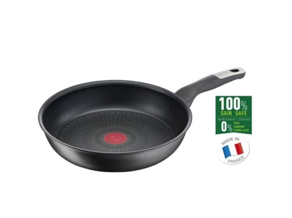 TEFAL | Panne | G2550572 Unlimited | Baking | Diameter 26 cm | Egnet for induksjonstopp | Fast håndtak | Svart - Noir
