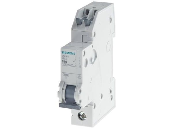 Siemensin johdonsuojakatkaisija B10 A pistotulppaliitin (5SJ61106KS)