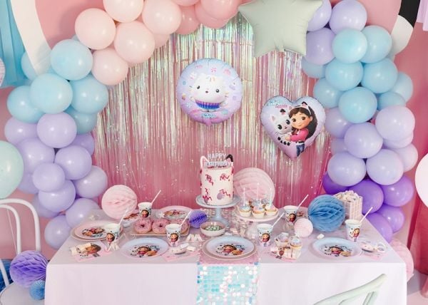 PartyDeco FB316, Lekeballong, Folie, Flerfarget, Bilde, Hjerte (form), Jente
