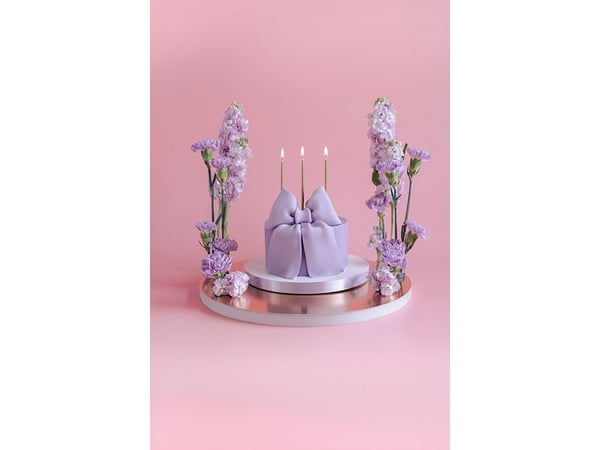 PartyDeco SCD-4-019R, Stearinlys, Gull, Rosa, 12 stykker