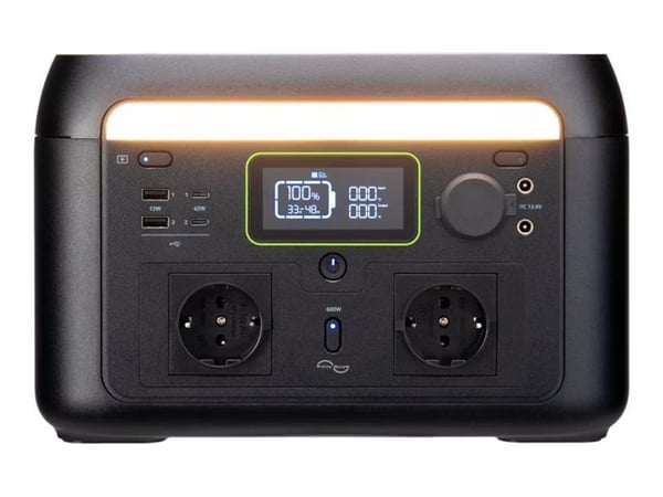 Acer APS311 - Bärbar kraftstation - AC 220-240 V - 600 Watt - litium järn fosfat - 20 Ah - 512 Wh - utgångskontakter: 9 - EU - svart