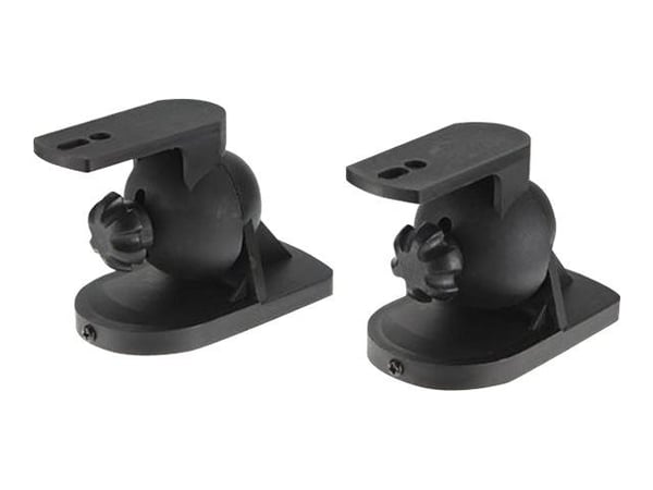 TECHly ICA-SP SS28 - Monteringssett - for høyttaler(e) - plastikk - svart - veggmonterbar (en pakke 2)