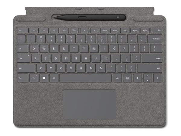 Microsoft Surface Pro Signature Keyboard - Tangentbord - med accelerometer, pekplatta, Förvarings- och laddningsfack för Surface Slim Pen 2 - QWERT...
